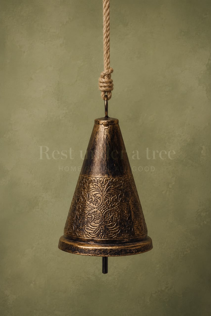 Campana de Bronce Grabada – 23 cm