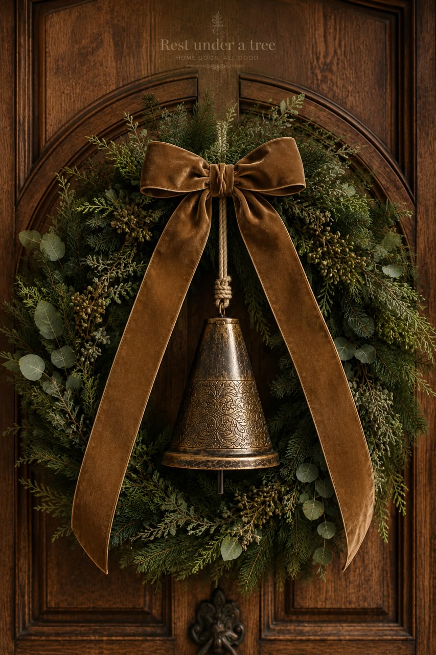 Campana de Bronce Grabada – 23 cm
