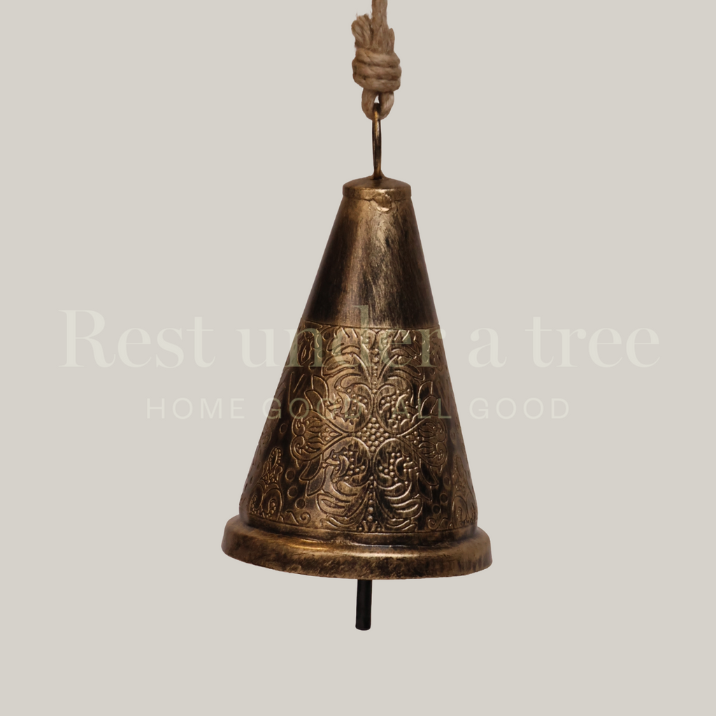 Campana de Bronce Grabada – 23 cm