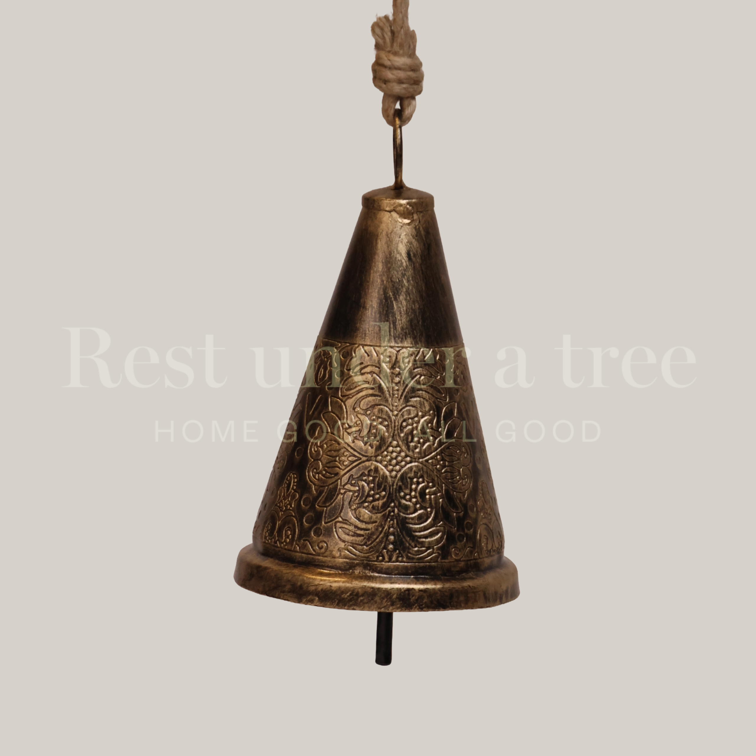 Campana de Bronce Grabada – 23 cm