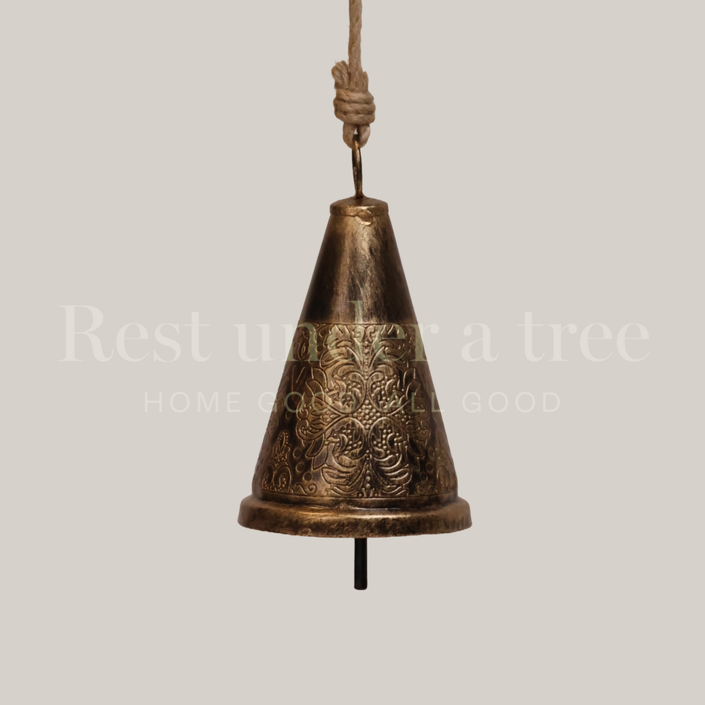 Campana de Bronce Grabada – 23 cm