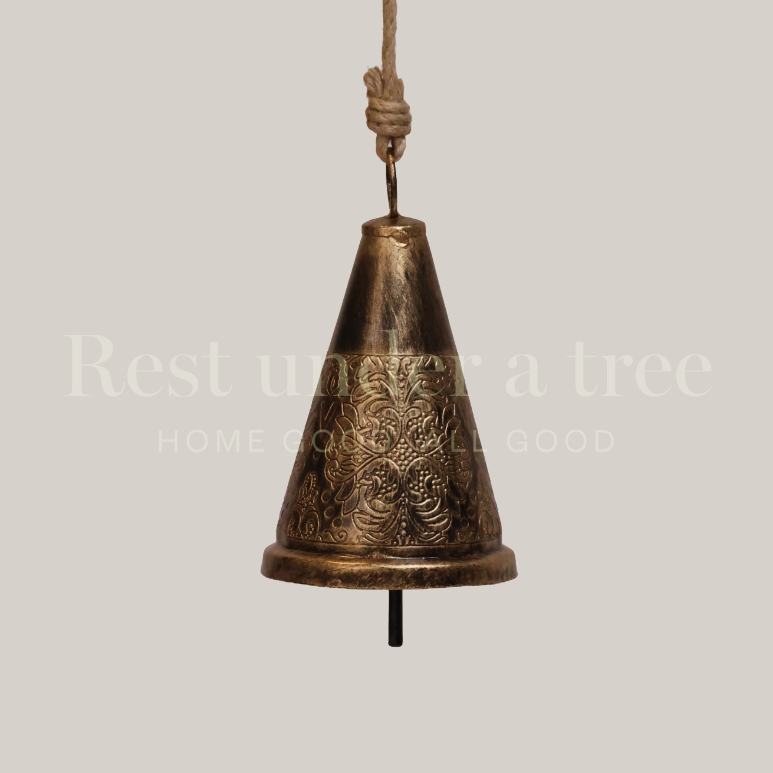 Campana de Bronce Grabada – 23 cm