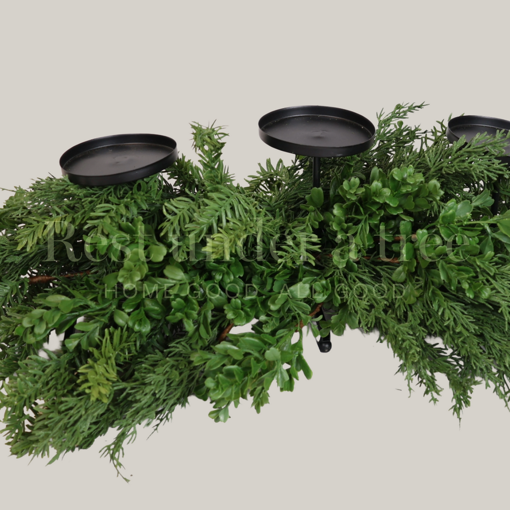 Centro de Mesa R.U.T. base – Elegancia Natural 80CM