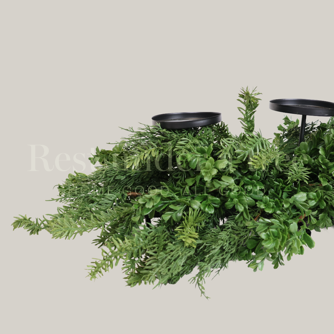 Centro de Mesa R.U.T. base – Elegancia Natural 80CM