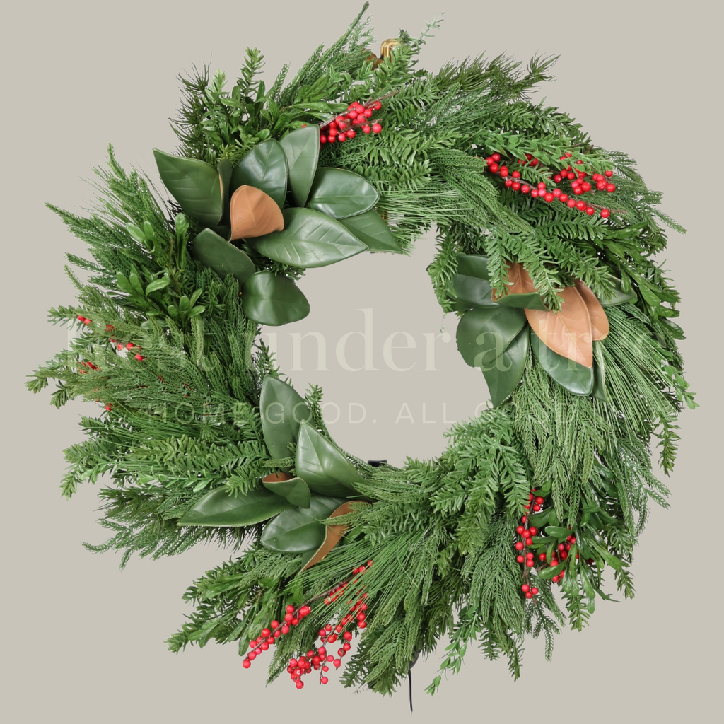 Corona Magnolia R.U.T. 90CM – Belleza Atemporal