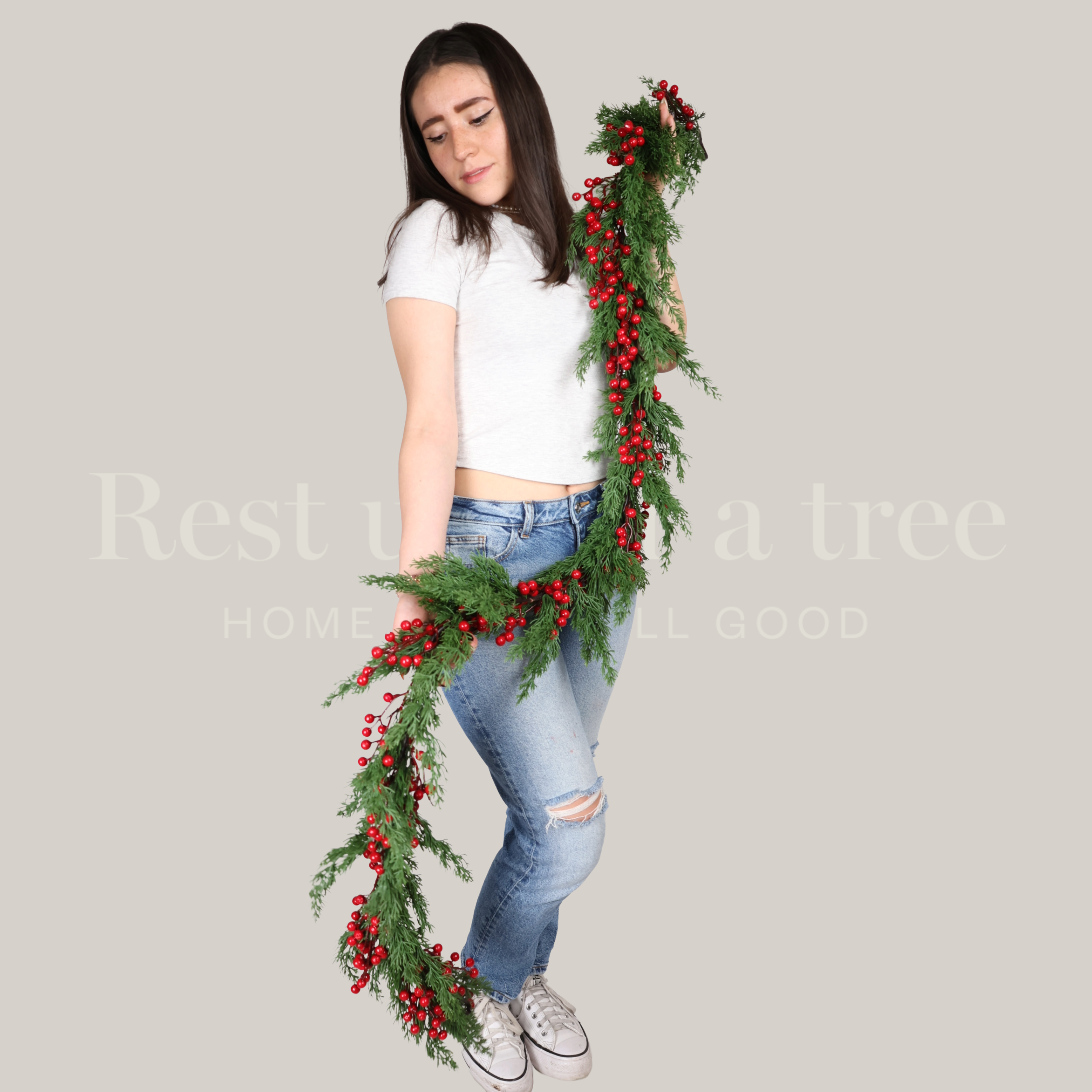 Guirnalda Berries R.U.T. – 160CM de Elegancia Natural